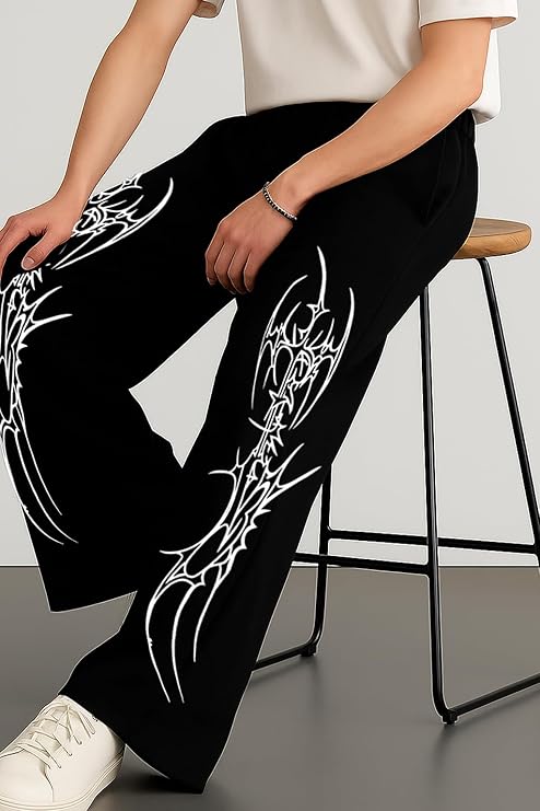 Men Baggy Regular Fit Track Pants - Image 3