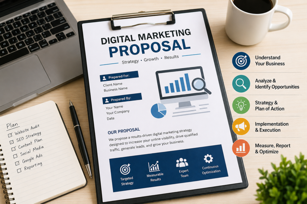 Digital marketing proposal guide for winning clients